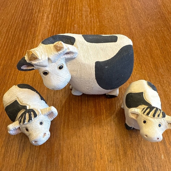 Artisania rinconada figurine Cow Family 3 Pieces Retired - Picture 9 of 9